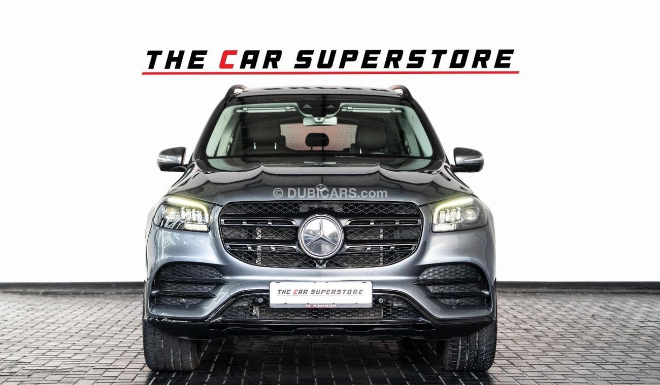 مرسيدس بنز GLS 450 Premium + 3.0L (367 HP) 2020-MERCEDES BENZ GLS 450 4matic AMG Line 7 Seater-GCC-FSH WITH GARGASH-1 Y