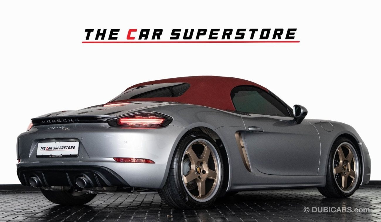 بورش بوكستر 2022-PORSCHE BOXSTER-25 YEARS ANNIVERSARY EDITION-GCC-SPECIAL CAR-AL NABOODA WARRANTY TILL 2026