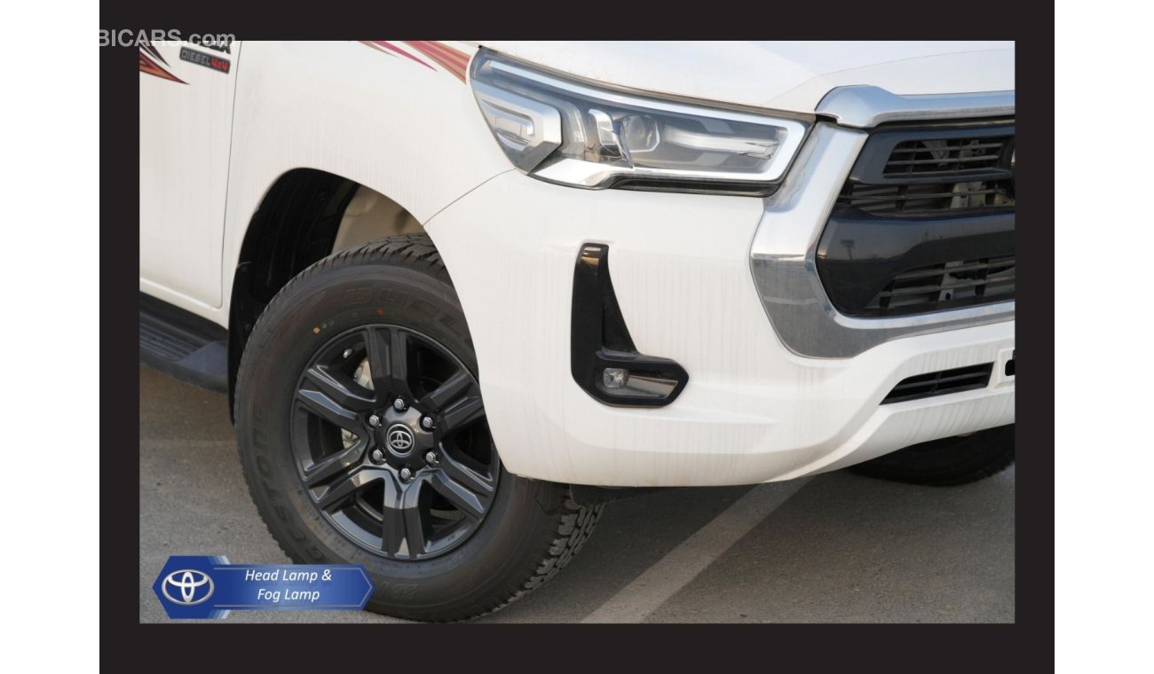 تويوتا هيلوكس TOYOTA HILUX 2.4L GLX 4X4 DC HI AT DSL 2023 Export Only