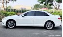 Audi A4 40 TFSI Design 2017 AUDI A4 30 TFSI DESIGN 4DR SEDAN, 1.4L 4CYL PETROL, AUTOMATIC, FRONT WHEEL DRIVE