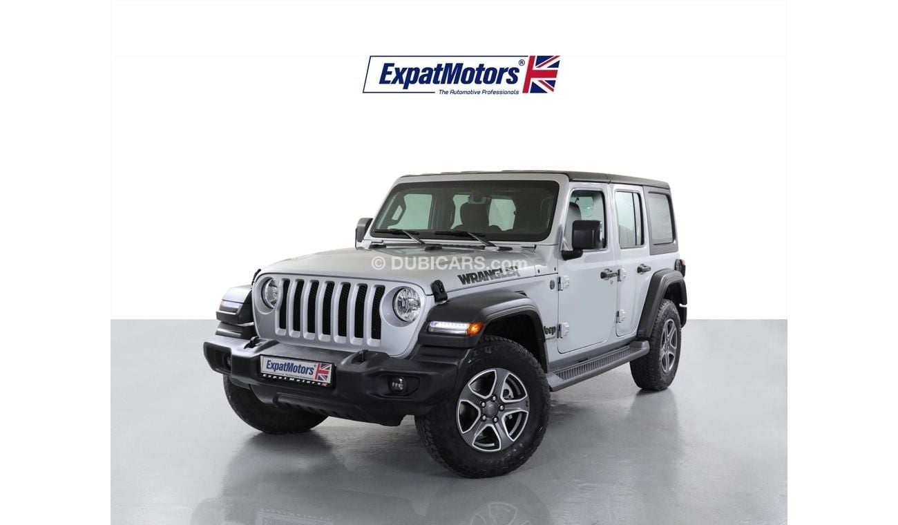 Jeep Wrangler Unlimited Sport 3.6L A/T • 3,125x60 • 0% DP • 2023 • Jeep Warranty •