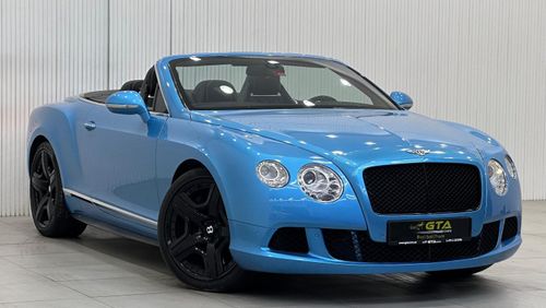 بنتلي كونتيننتال جي تي سي 2013 Bentley Continental GTC W12, Full Bentley Service History, Excellent Condition, GCC