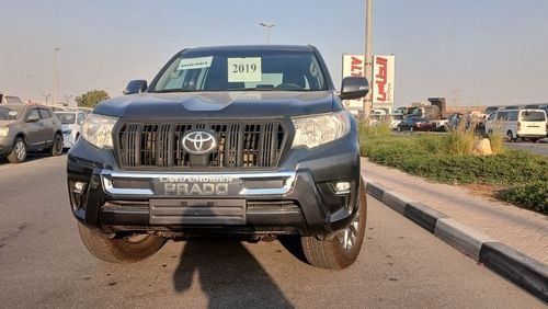 تويوتا برادو Toyota landcruise prado 2019Model diesel Transmission. Automatic Interior.Black  leather seats 7 sea