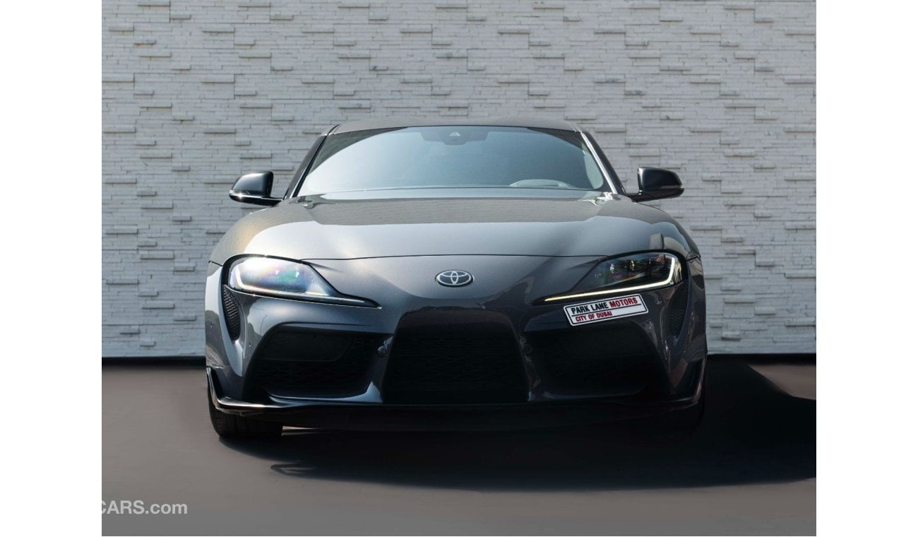 Toyota Supra AED 3,302 PM • SUPRA GR SPORT • ONLY 19,000 KMS • AL FUTTAIM TOYOTA WARRANTY UNTIL 2026 OR 100K KMS