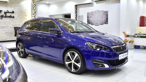 Peugeot 308 EXCELLENT DEAL for our Peugeot 308 GT-Line ( 2016 Model ) in Blue Color GCC Specs