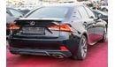 Lexus IS350 F Sport Premier 3.5L Lexus Is350 F-Sport Platinum/ 2019 / GCC / V6 / Full Service History