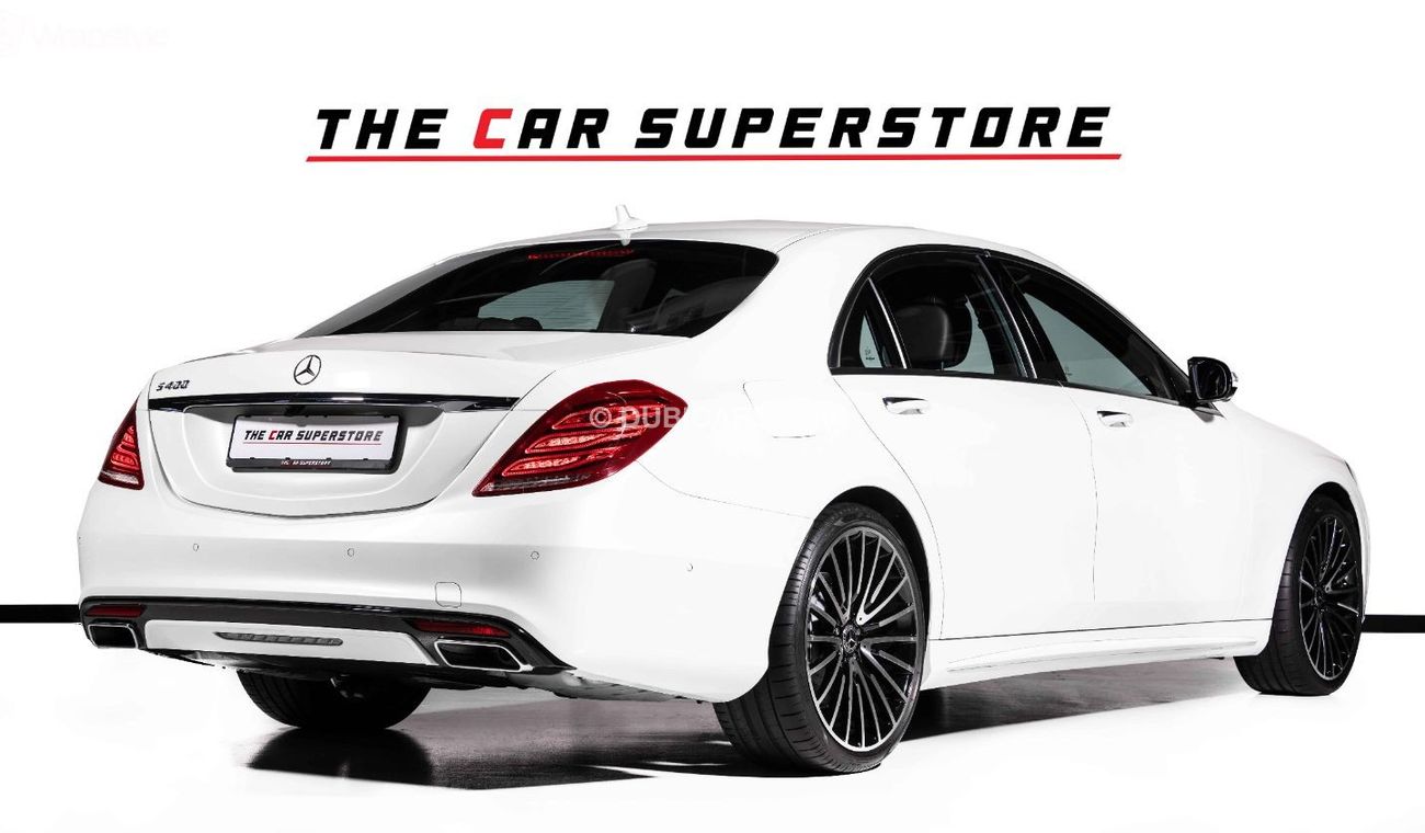 مرسيدس بنز S 400 AMG 3.5L 2014-MERCEDES BENZ S 400 AMG LINE-GCC- SERVICE HISTORY FULL WITH GARGASH-1 YEAR WARRANTY