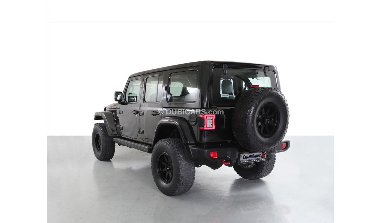 جيب رانجلر Unlimited Rubicon 3.6L • 3,525x60 • 0% DP • 2021 • Jeep Warranty