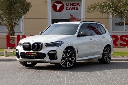 بي أم دبليو X5 50i M Sport 4.4L BMW X5 M50i M-Sport 2021 GCC under Agency Warranty and Service Contract with Flexib