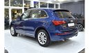 أودي Q5 EXCELLENT DEAL for our Audi Q5 2.0t Quattro ( 2014 Model ) in Blue Color GCC Specs