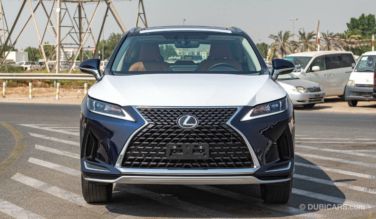 Lexus RX350 3.5L PETROL - DARK BLUE: CARPLAY, MOONROOF, WIRELESS CHARGER