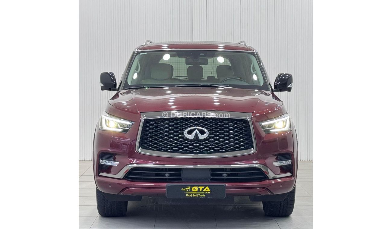 إنفينيتي QX80 Black Edition 8 5.6L 2021 Infiniti QX80 Black Edition, 2027 Infiniti Warranty + Service Pack, 8 Seat