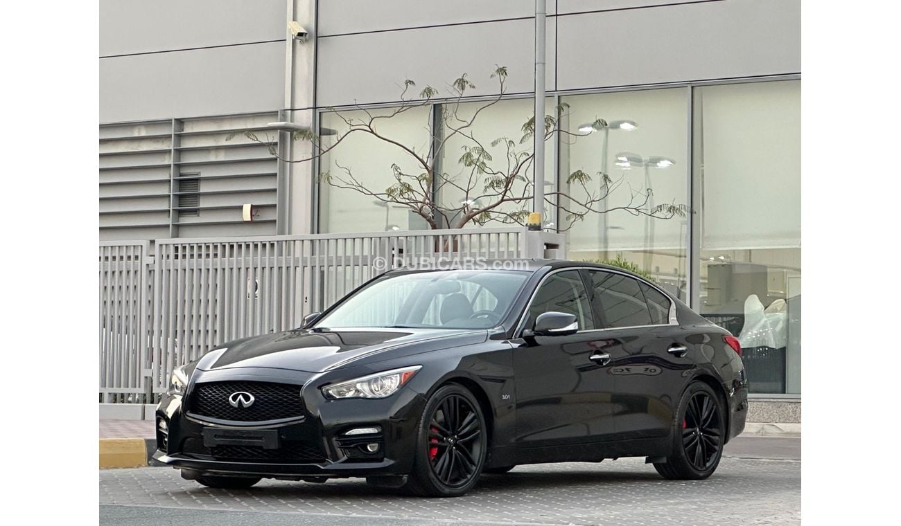 Infiniti Q50 3.0T Sport Black Edition INFINITI Q50 2017 GCC V6t ACCIDENT FREE // PEREFCT CONDITION // FULL OPITIO