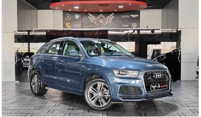 Audi Q3 35 TFSI S-Line AED 1,200 P.M | 2017 AUDI Q3 S-LINE | UNDER WARRANTY | 35 TFSI QUATTRO 2.0 L | GCC