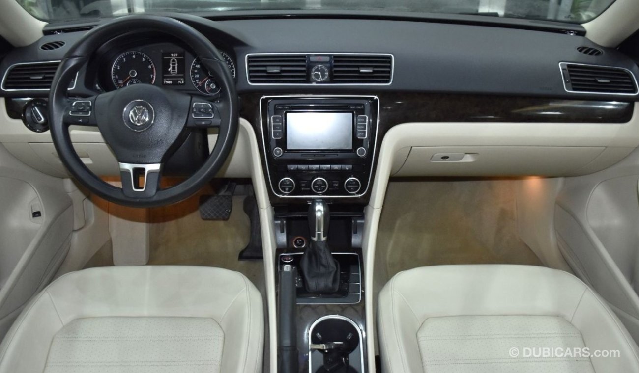 Volkswagen Passat EXCELLENT DEAL for our Volkswagen Passat ( 2015 Model ) in White Color GCC Specs