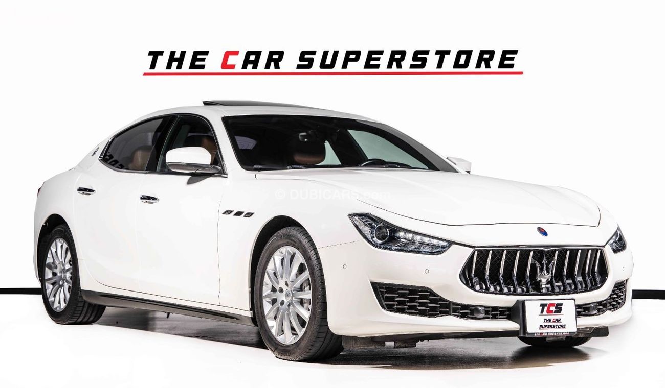 Maserati Ghibli Std 2019 - MASERATI GHIBLI - GCC - WARRANTY AVAILABLE - FULL AGENCY HISTORY - IMMACULATE CAR