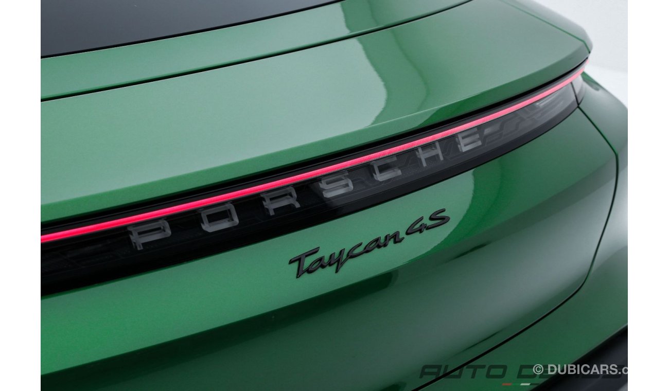 Porsche Taycan 4S | GCC - Mamba Green Metallic - Perfect Condition | Electric