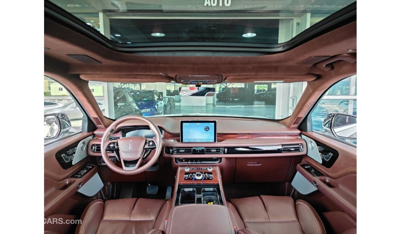 لينكولن أفياتور AED 3,700 P.M | 2022 LINCOLN AVIATOR PRESIDENTIAL 3.0  | 7 SEATS | GCC | UNDER AL TAYER WARRANTY