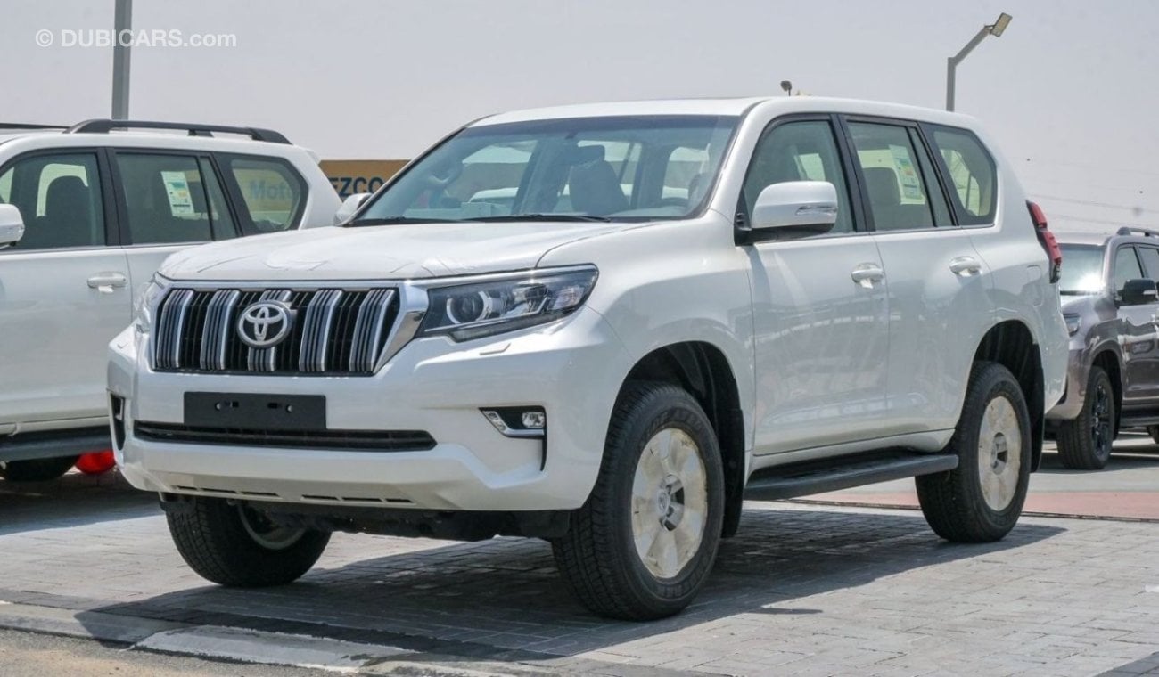 تويوتا برادو Toyota Prado VX 2.7L GCC White color Inside beige