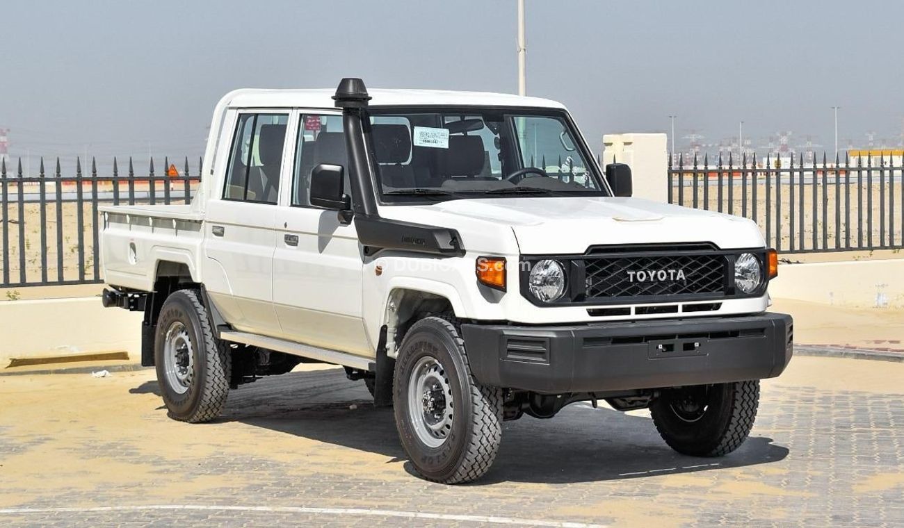 تويوتا لاند كروزر بيك آب TOYOTA LANDCRUISER PICKUP,DOUBLE CABIN,4.5L,V8,MT,2024MY