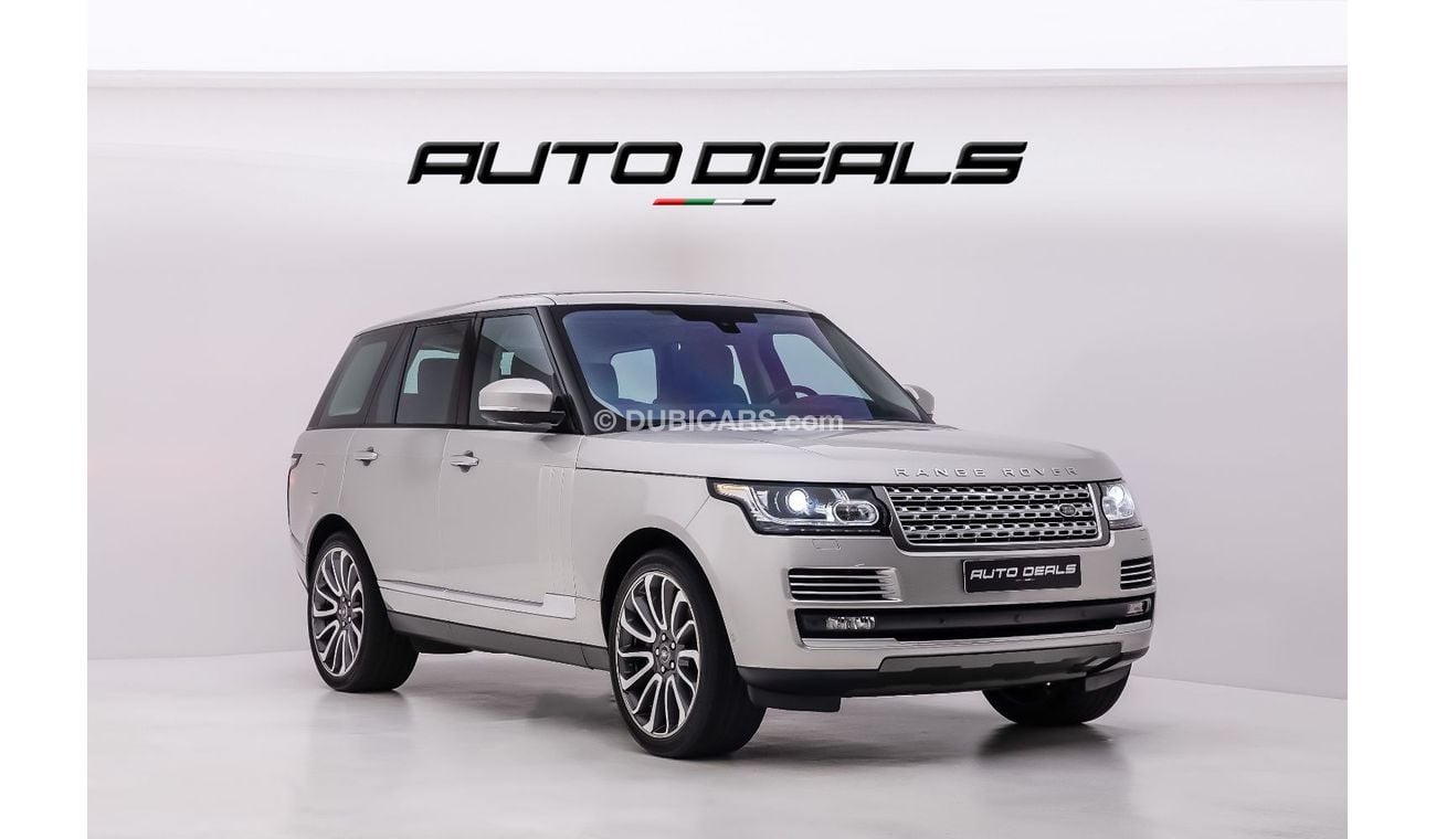 Land Rover Range Rover Autobiography 5.0L (510 HP) Vogue Autobiography Supercharged | GCC | Perfect Condition | 5.0L V8