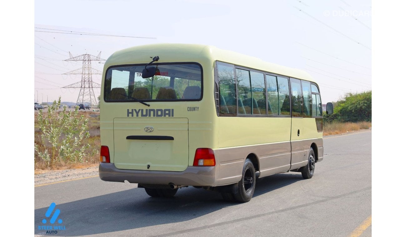 Hyundai County Bus D4DD 3.9L RWD 27 Seater DSL MT / Ready to Drive / Like New Condition / GCC