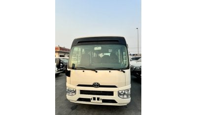 تويوتا كوستر 2024 TOYOTA COSTER 4.0L DIESEL WITH COOLBOX, LUGGAGE RACK, CURTAINS, 22 SEATS MT