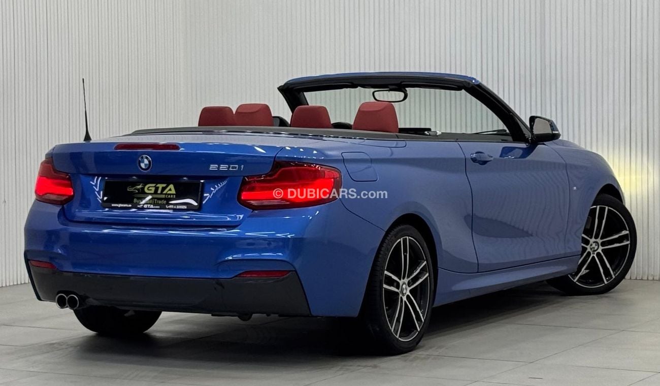 بي أم دبليو 220 M-Sport 2.0L 2018 BMW 220i M-Sport Convertible, Warranty, Full Service History, Low Kms, GCC