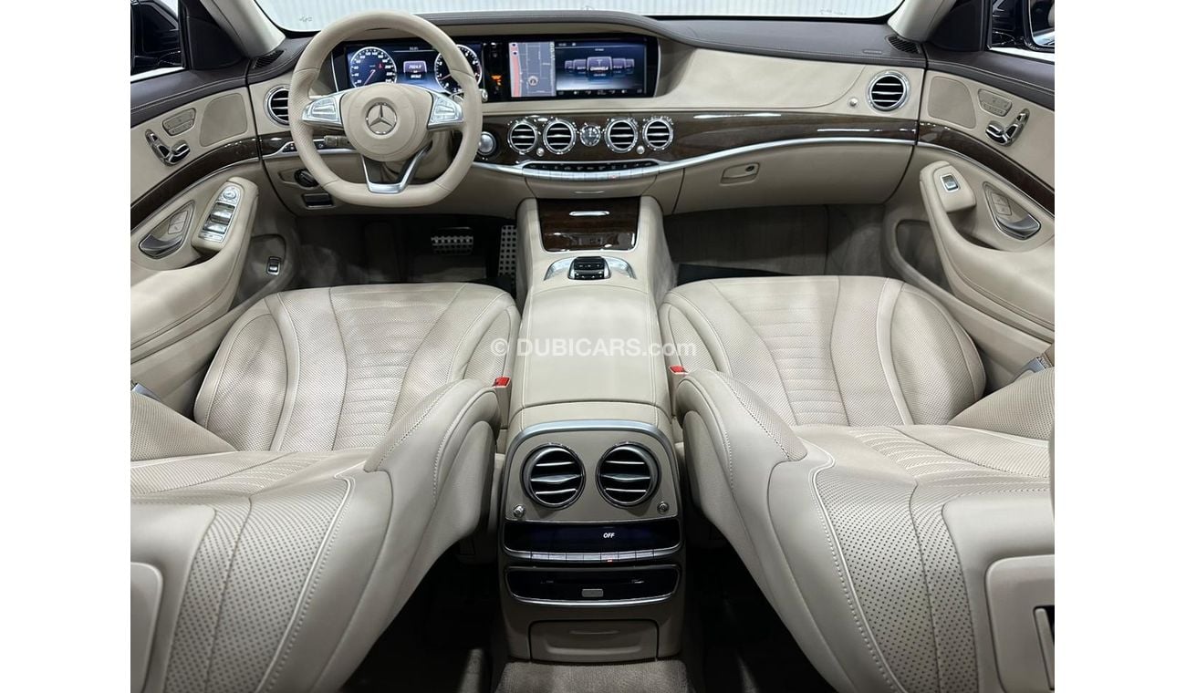 مرسيدس بنز S 500 هاي 2017 Mercedes Benz S500 5 Buttons, Warranty, Full Mercedes Service History, Full Options, GCC