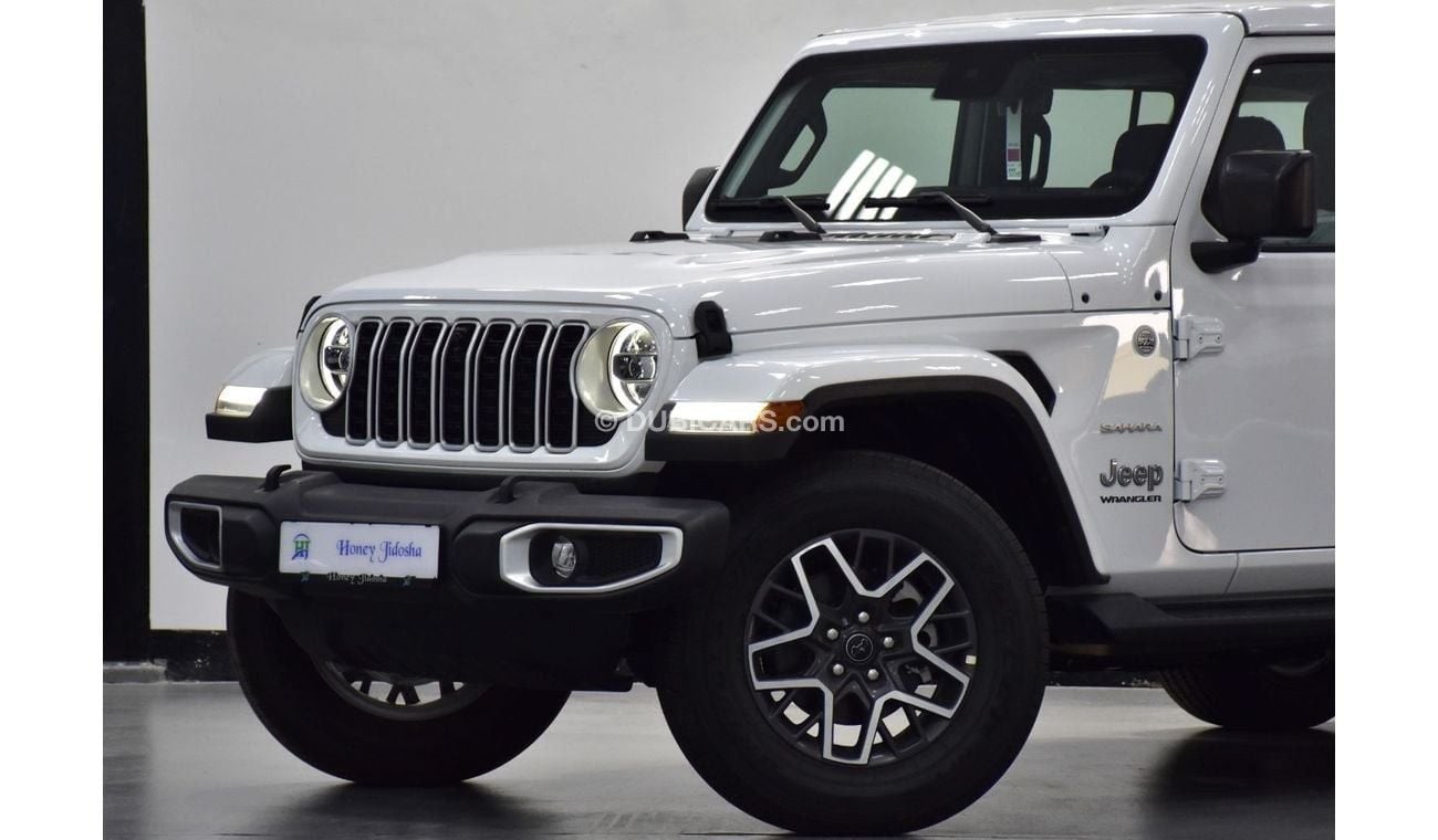 جيب رانجلر EXCELLENT DEAL for our Jeep Wrangler Unlimited SAHARA 2.0L ( 2024 Model ) in White Color GCC Specs