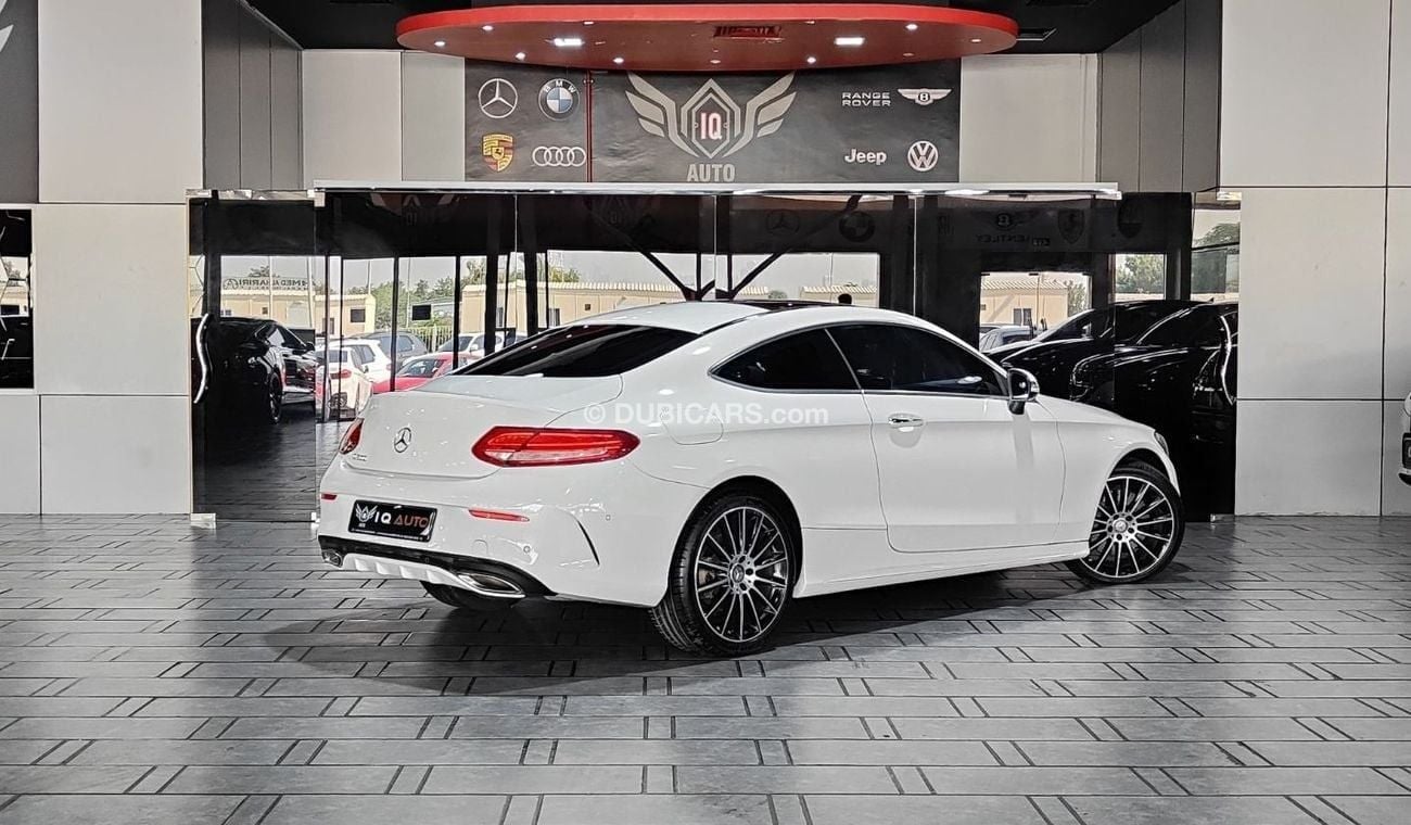 مرسيدس بنز C 300 كوبيه AED 1,400 P.M | 2017 MERCEDES-BENZ C300 COUPE AMG | UNDER WARRANTY | FULL PANORAMIC VIEW | GCC | 360