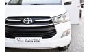 Toyota Innova AED 1269 PM | 2.7L SE GCC DEALER WARRANTY