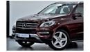 مرسيدس بنز ML 350 EXCELLENT DEAL for our Mercedes Benz ML350 ( 2014 Model ) in Burgundy Color GCC Specs