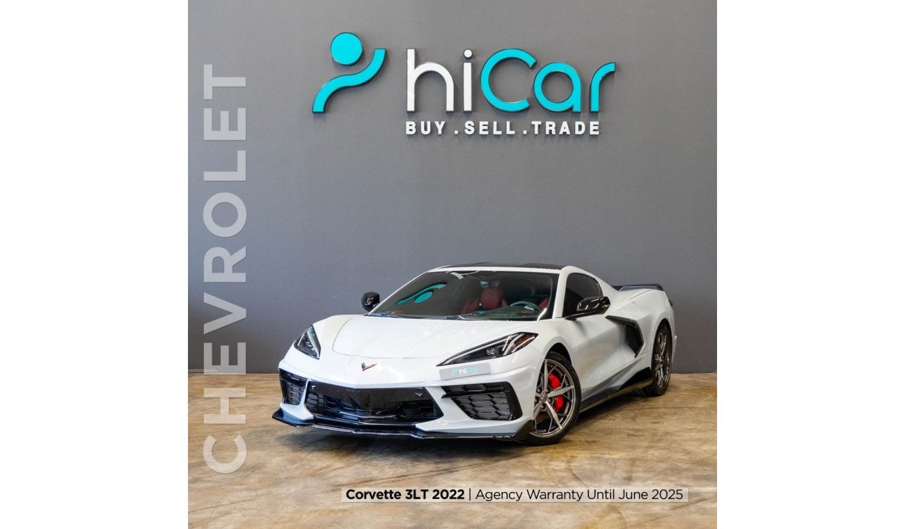 Chevrolet Corvette AED 5,673 pm • 0% Downpayment • Stingray 3LT • Agency Warranty Until 2025