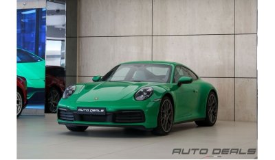 بورش 911 4S Carrera | 2023 - Under Warranty - Brand New - Python Green | 3.0L F6