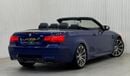 بي أم دبليو M3 2011 BMW M3 Convertible E93 (Lemans Blue Color), Full Service History, Excellent Condition, GCC