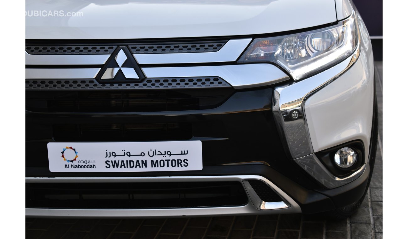 Mitsubishi Outlander AED 1119 PM | 2.4L GLX 7STR GCC DEALER WARRANTY