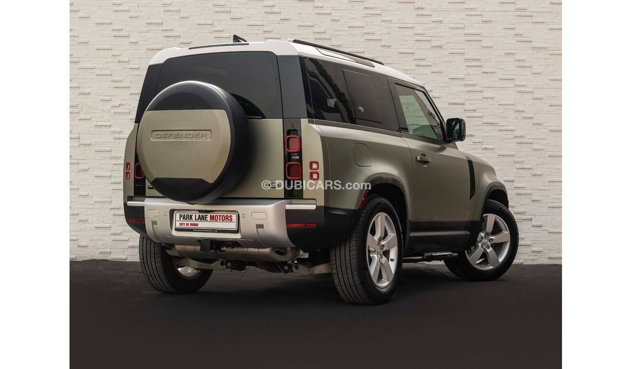 Land Rover Defender AED 3,617 PM • DEFENDER P400 FIRST EDITION • 1 YEAR COMREHENSIVE WARRANTY COVERAGE