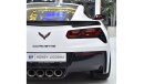 Chevrolet Corvette EXCELLENT DEAL for our Chevrolet Corvette C7 Stingray ( 2015 Model ) in White Color GCC Specs