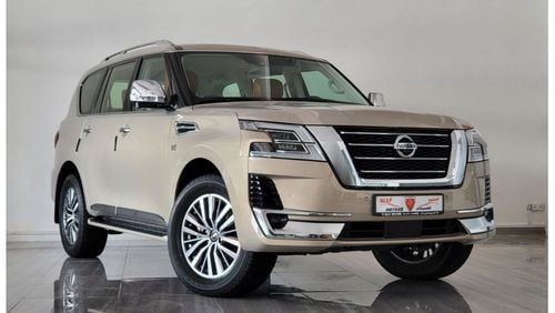 Nissan Patrol LE Platinum City 5.6L-8CYL-400HP Platinum RADAR Excellent Condition GCC Specs