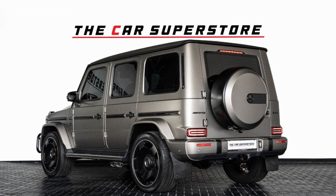 مرسيدس بنز G 63 AMG 2023 - MERCEDES BENZ G63 AMG DOUBLE NIGHT PACKAGE - SPECIAL PAINT - 5 YEARS WARRANTY WITH GARGASH