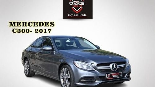 مرسيدس بنز C 300 0% DP - ENGINE+GEAR+CHASSIS GURANTEE - MERCEDES C300 2.0 4MATIC LUXURY AWD 2017  - US SPECS