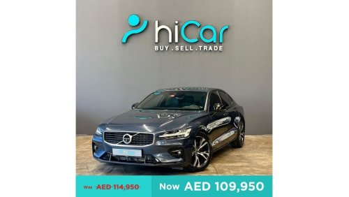 Volvo S60 AED 1,685pm • 0% Downpayment • R Design • Agency Warranty & Service 2026