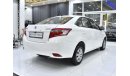 تويوتا يارس EXCELLENT DEAL for our Toyota Yaris ( 2015 Model ) in White Color GCC Specs