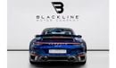 بورش 911 Turbo 3.8L (575 HP) Coupe 2024 Porsche Turbo, 2029 Porsche Warranty, Gentian Blue Metallic, Low KMs,