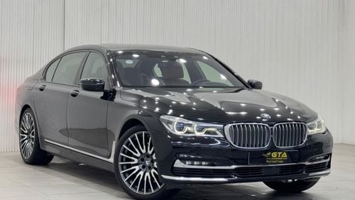 BMW 750Li xDrive (450 HP) 2017 BMW 750Li xDrive, Warranty, Sep 2025 BMW Service Pack, Fully Loaded, GCC