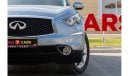 Infiniti QX70 Luxe Sensory  Infiniti QX70 2019 GCC under Warranty with Flexible Down-Payment.