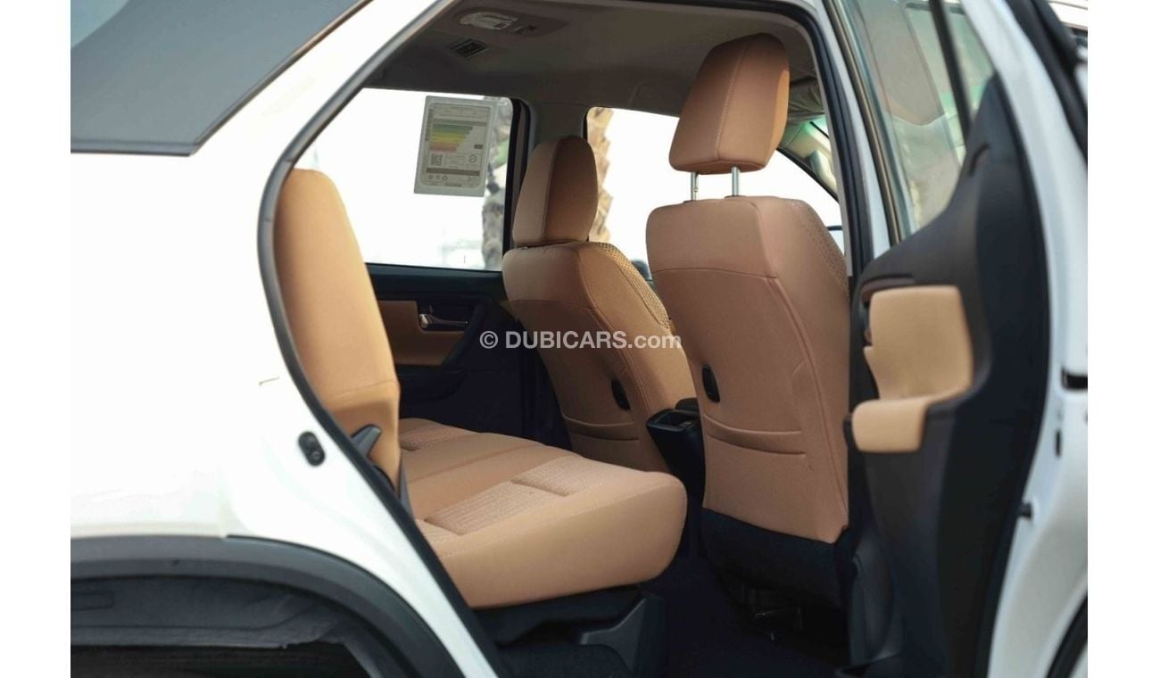 Toyota Fortuner 2023 Toyota Fortuner 4x4 2.7 Low- White Pearl inside Chamois | Export Only