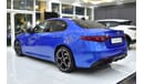 Alfa Romeo Giulia EXCELLENT DEAL for our Alfa Romeo Giulia Q2 Veloce ( 2023 Model ) in Blue Color GCC Specs