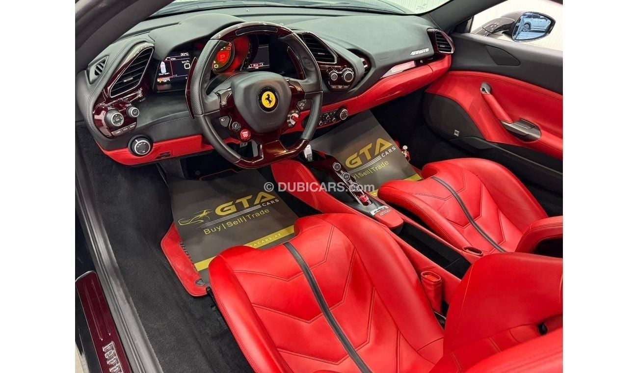 Ferrari 488 Std 3.9L 2019 Ferrari 488 GTB, 2025 Ferrari Warranty + Service Pack, Very Low Kms, GCC